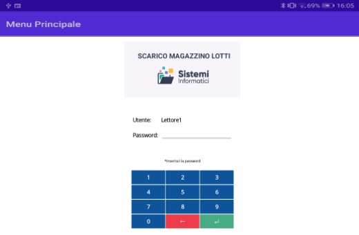 GECO SCARICO LOTTI MAGAZINO
